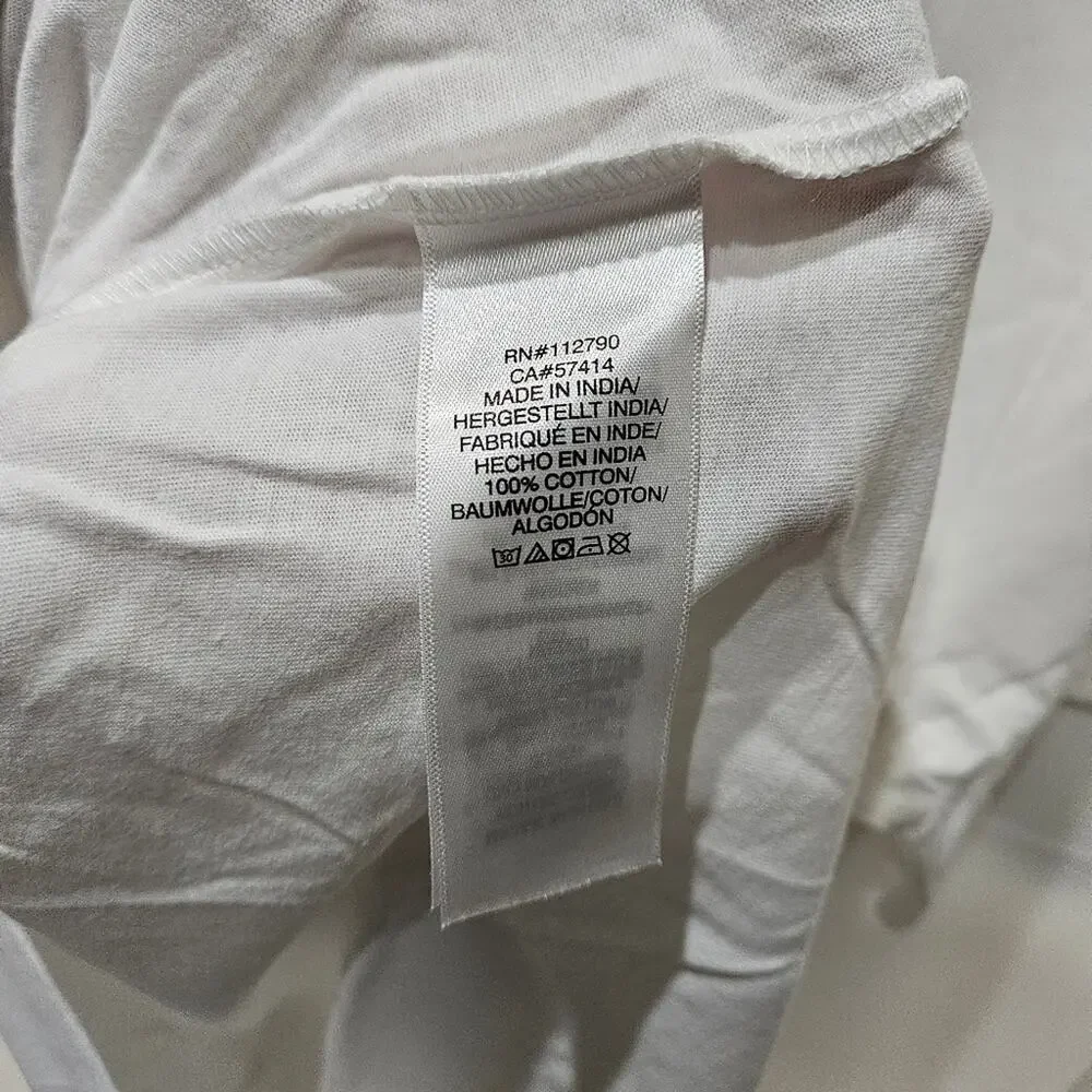 True Religion Shirt White Buddha Logo Small